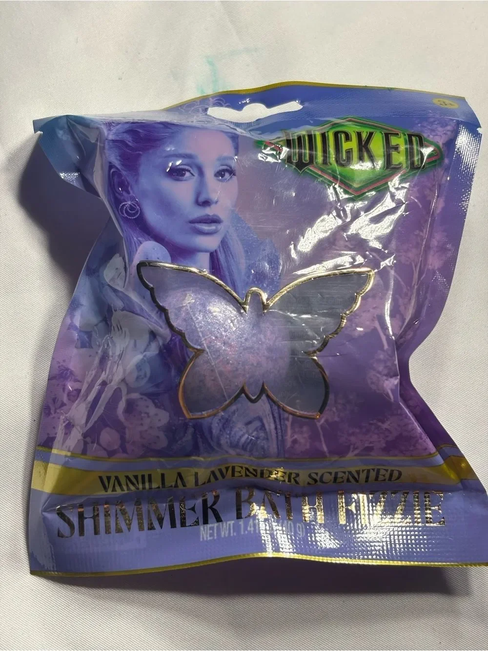 New Wicked Shimmer Butterfly Bath Fizzle – Lavender Purple
